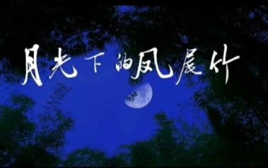 《月光下的凤尾竹指弹谱》琴歌_原版指弹六线谱_吉他独奏谱