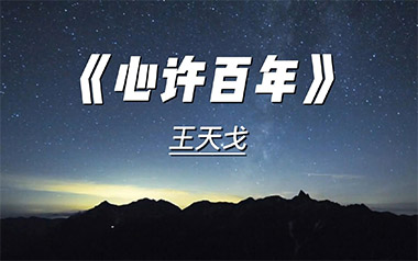 《心许百年吉他谱》王天戈_C调指法原版弹唱谱_图片六线谱