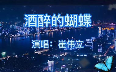 《酒醉的蝴蝶吉他谱》崔伟立_G调原版弹唱谱_高清六线谱