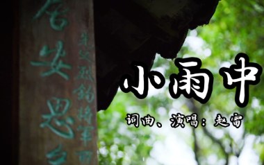 《小雨中吉他谱》赵雷_C调指法原版弹唱六线谱_高清图片谱