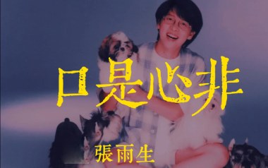 《口是心非吉他谱》张雨生_C调简单版弹唱谱_高清六线谱